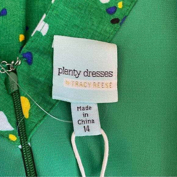 Plenty by Tracy Reese Vanessa Green Confetti Field Dress - Picture 9 of 12